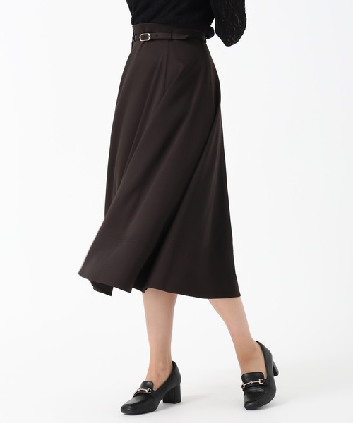 MISCH MASCH(ミッシュマッシュ)の「2025秋冬新作 ベルト付きフレアスカート(スカート・レディース・ブラック/グレー/ピンク/レッド・S/M)」の7枚目の写真