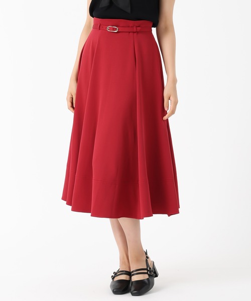 MISCH MASCH(ミッシュマッシュ)の「2025秋冬新作 ベルト付きフレアスカート(スカート・レディース・ブラック/グレー/ピンク/レッド・S/M)」の11枚目の写真