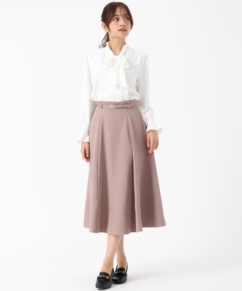 MISCH MASCH(ミッシュマッシュ)の「2025秋冬新作 ベルト付きフレアスカート(スカート・レディース・ブラック/グレー/ピンク/レッド・S/M)」の22枚目の写真