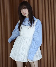 eimy ネイビー エイミーイストワール EIMY ISTOIRE ラガーシャツ （NAVY