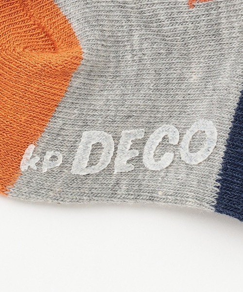 KP DECO（ケーピーデコ）の「電車柄 ソックス（ソックス/靴下・キッズ・グレー系その他/ベージュ・11cm/14cm/16cm/18cm）」の5枚目の写真