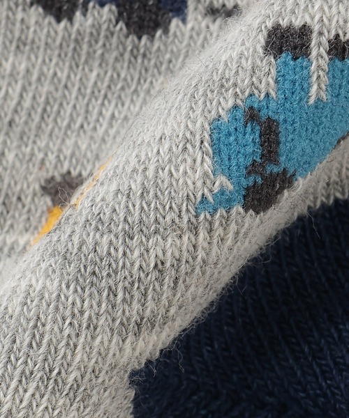 KP DECO（ケーピーデコ）の「電車柄 ソックス（ソックス/靴下・キッズ・グレー系その他/ベージュ・11cm/14cm/16cm/18cm）」の6枚目の写真