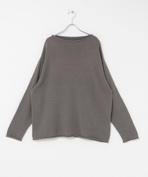 SENSE OF PLACE by URBAN RESEARCH（センスオブプレイスバイアーバンリサーチ）の「コットンタッチロールネックニット（ニット/セーター・メンズ・オフホワイト/ダークグレー/ベージュ/パープル・MEDIUM/LARGE）」の21枚目の写真