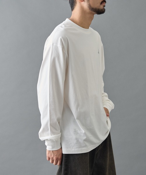 COLONY 2139(コロニートゥーワンスリーナイン)の「ピーチスキン刺繍ロングスリーブT(Tシャツ/カットソー・メンズ・ブラック/ホワイト・LARGE/MEDIUM)」の5枚目の写真