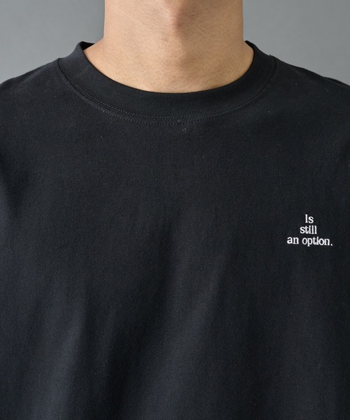 COLONY 2139(コロニートゥーワンスリーナイン)の「ピーチスキン刺繍ロングスリーブT(Tシャツ/カットソー・メンズ・ブラック/ホワイト・LARGE/MEDIUM)」の21枚目の写真