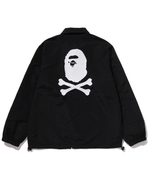 A BATHING APE(アベイシングエイプ)の「CROSSBONE COACH JACKET(ミリタリージャケット・メンズ・ブラック・MEDIUM/X-LARGE/XX-LARGE/LARGE/SMALL)」の2枚目の写真
