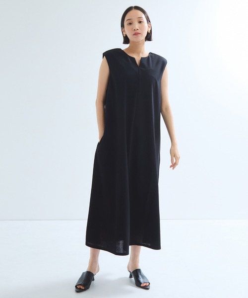 ketty（ケティ）の「カットジョーゼットダブルフェイスワンピース≪手洗い可能≫（ワンピース・レディース・ブラック/ネイビー/ブラウン・M）」の19枚目の写真
