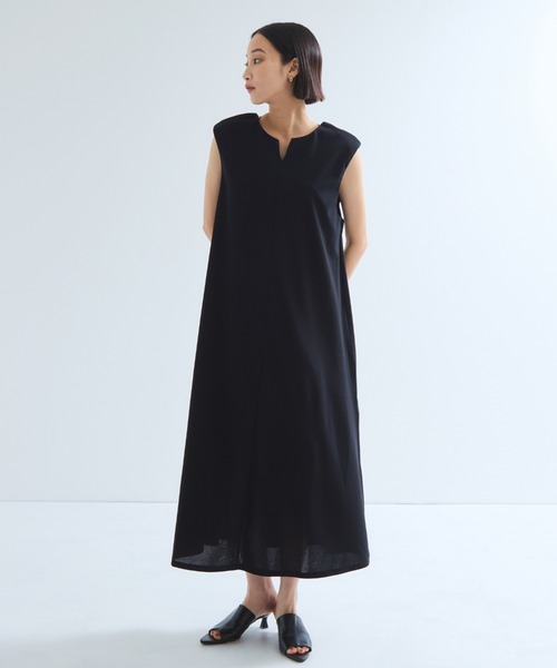 ketty（ケティ）の「カットジョーゼットダブルフェイスワンピース≪手洗い可能≫（ワンピース・レディース・ブラック/ネイビー/ブラウン・M）」の20枚目の写真