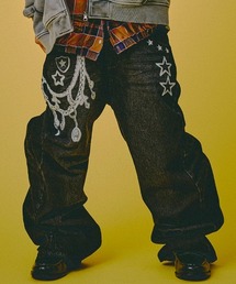 A'GEM/9 × .kom 『GALFY/ガルフィー』 ジャラジャラギャル男デニム