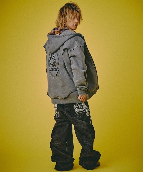 A'GEM/9 × .kom 『GALFY/ガルフィー』 ジャラジャラギャル男デニム