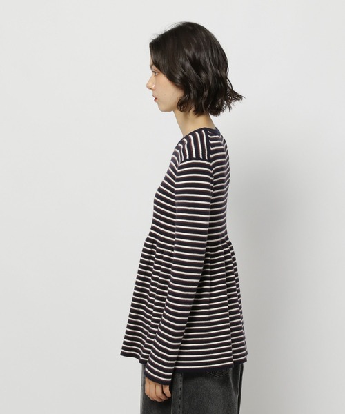 セール】ペプラムリブニットプルオーバー（ニット/セーター）｜niko