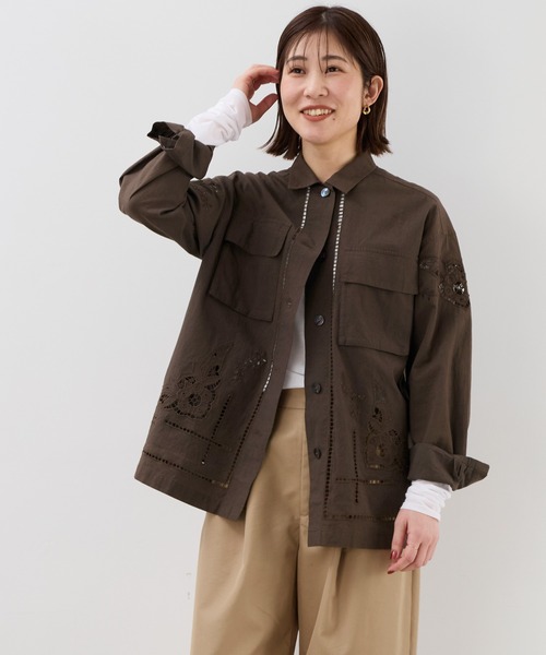 MICA&DEAL（マイカ＆ディール）の「インド刺繍ミリタリージャケット