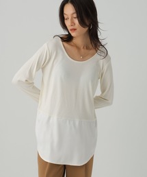 Elura | 裾レイヤードアソートプルオーバー/593428(Tシャツ/カットソー)