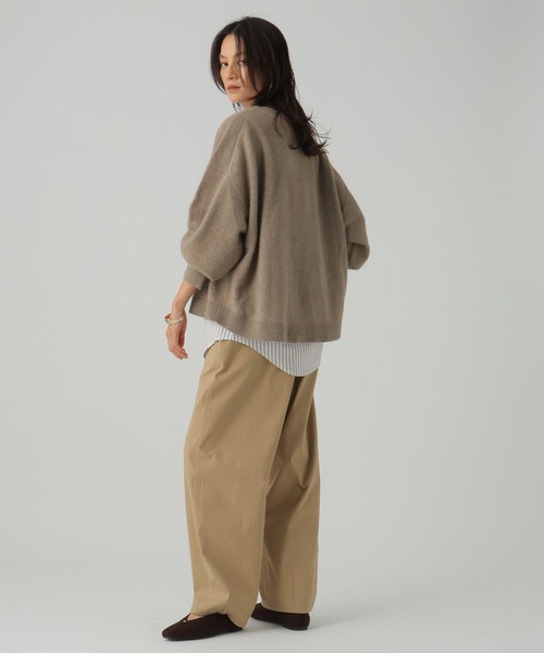 Elura（エルーラ）の「裾レイヤードアソートプルオーバー/593428（Tシャツ/カットソー・レディース・ホワイト/ブラック×ブルー/ブラック系その他・FREE）」の10枚目の写真