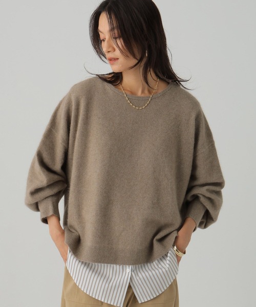 Elura（エルーラ）の「裾レイヤードアソートプルオーバー/593428（Tシャツ/カットソー・レディース・ホワイト/ブラック×ブルー/ブラック系その他・FREE）」の12枚目の写真