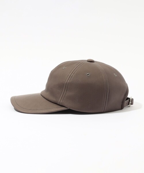 KIJIMA TAKAYUKI（キジマ　タカユキ）の「KIJIMA TAKAYUKI DEERSKIN TRUCKER CAP（キャップ・レディース・ブラック/ブラウン・FREE）」の8枚目の写真