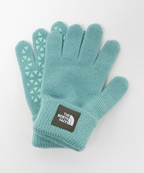THE NORTH FACE（ザノースフェイス）の「＜THE NORTH FACE＞ニット グローブ / 手袋 / キッズ（手袋・キッズ・ベージュ/ブラック/ターコイズブルー系・KF/JF）」の3枚目の写真