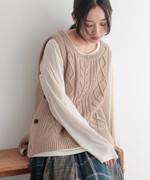 n'OrLABEL（ノアールレーベル）の「『シアーベロアカットソー』（Tシャツ/カットソー・レディース・ブラック/アイボリー/チャコール/ブラウン・2/1）」の13枚目の写真