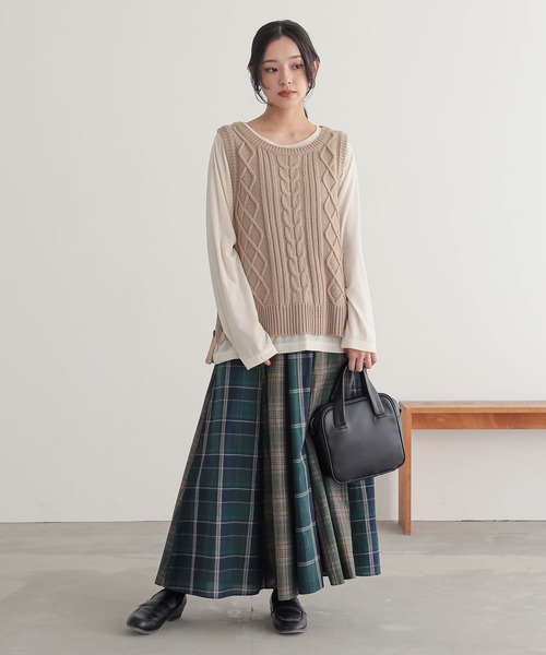 n'OrLABEL（ノアールレーベル）の「『シアーベロアカットソー』（Tシャツ/カットソー・レディース・ブラック/アイボリー/チャコール/ブラウン・2/1）」の16枚目の写真