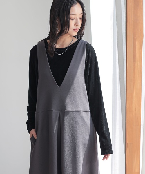 n'OrLABEL（ノアールレーベル）の「『シアーベロアカットソー』（Tシャツ/カットソー・レディース・ブラック/アイボリー/チャコール/ブラウン・2/1）」の18枚目の写真