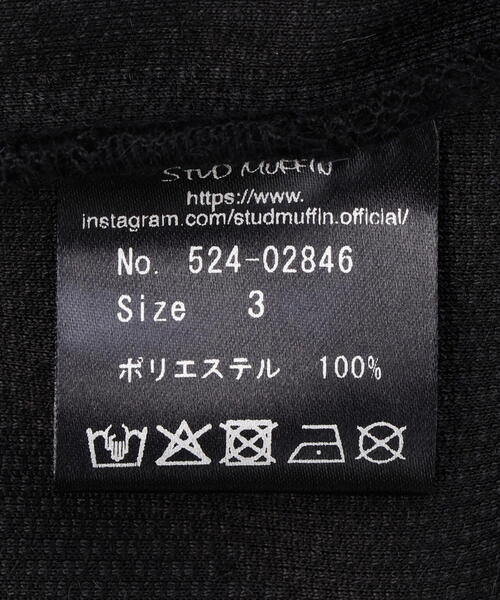 STUD MUFFIN（スタッドマフィン）の「STUD MUFFIN/スタッドマフィン/別注ECOファー フーディブルゾン（ブルゾン・メンズ・ブラック・2/3）」の15枚目の写真