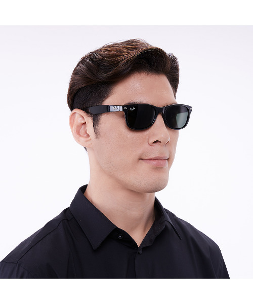 Ray-Ban(レイバン)の「Ray-Ban レイバン サングラス NEW WAYFARER CLASSIC(JPフィット) RB2132F55622(サングラス・メンズ・ブラック・55)」の15枚目の写真