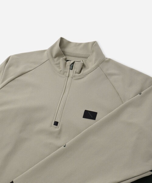 Saturdays Golf(サタデーズゴルフ)の「3D Tricot Half Zip LS Shirt(Tシャツ/カットソー・メンズ・ブラック/ベージュ・L/M/S/XL)」の13枚目の写真