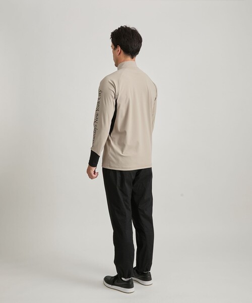 Saturdays Golf(サタデーズゴルフ)の「3D Tricot Half Zip LS Shirt(Tシャツ/カットソー・メンズ・ブラック/ベージュ・L/M/S/XL)」の7枚目の写真