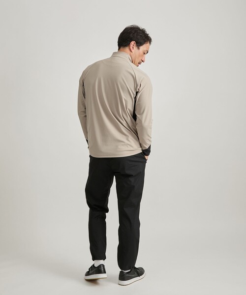 Saturdays Golf(サタデーズゴルフ)の「3D Tricot Half Zip LS Shirt(Tシャツ/カットソー・メンズ・ブラック/ベージュ・L/M/S/XL)」の10枚目の写真