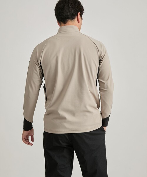 Saturdays Golf(サタデーズゴルフ)の「3D Tricot Half Zip LS Shirt(Tシャツ/カットソー・メンズ・ブラック/ベージュ・L/M/S/XL)」の4枚目の写真