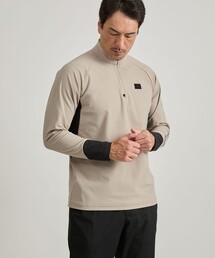3D Tricot Half Zip LS Shirt