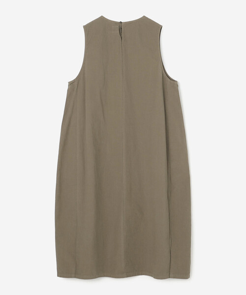 ORCIVAL（オーシバル）の「ORCIVAL | ガーメントダイ ノースリーブワンピース WOMEN（ワンピース・レディース・モカ/ブラック・1）」の4枚目の写真