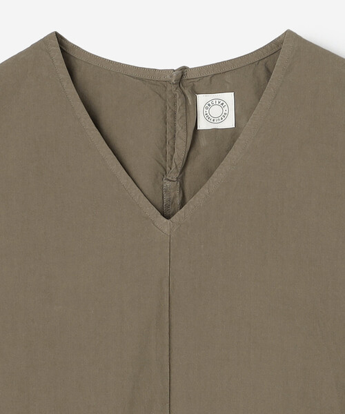 ORCIVAL（オーシバル）の「ORCIVAL | ガーメントダイ ノースリーブワンピース WOMEN（ワンピース・レディース・モカ/ブラック・1）」の5枚目の写真