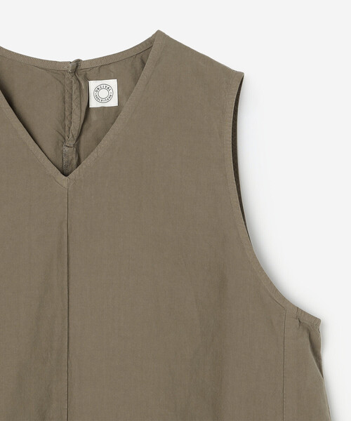 ORCIVAL（オーシバル）の「ORCIVAL | ガーメントダイ ノースリーブワンピース WOMEN（ワンピース・レディース・モカ/ブラック・1）」の6枚目の写真