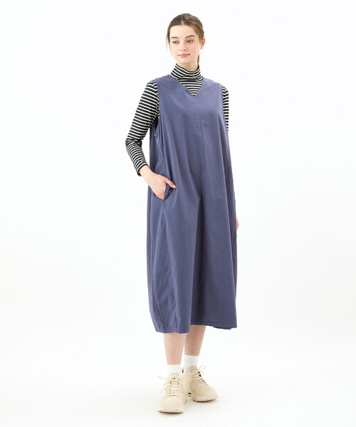 ORCIVAL（オーシバル）の「ORCIVAL | ガーメントダイ ノースリーブワンピース WOMEN（ワンピース・レディース・モカ/ブラック・1）」の15枚目の写真