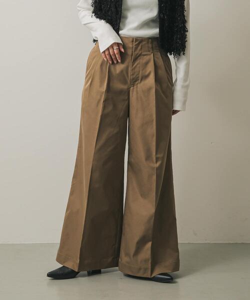 SENSE OF PLACE by URBAN RESEARCH（センスオブプレイスバイアーバンリサーチ）の「バギーチノパンツ（その他パンツ・レディース・ベージュ/ライトベージュ/ブラック・SMALL/MEDIUM）」の11枚目の写真