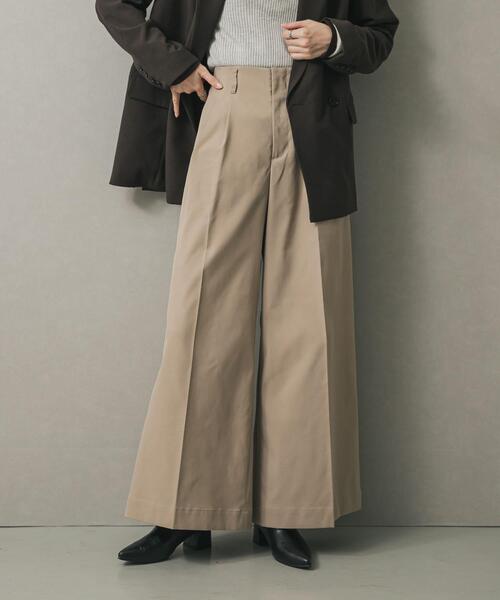 SENSE OF PLACE by URBAN RESEARCH（センスオブプレイスバイアーバンリサーチ）の「バギーチノパンツ（その他パンツ・レディース・ベージュ/ライトベージュ/ブラック・SMALL/MEDIUM）」の17枚目の写真