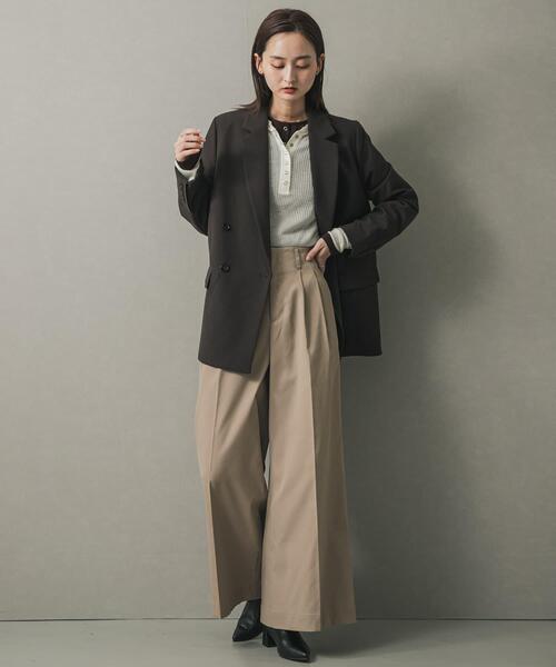 SENSE OF PLACE by URBAN RESEARCH（センスオブプレイスバイアーバンリサーチ）の「バギーチノパンツ（その他パンツ・レディース・ベージュ/ライトベージュ/ブラック・SMALL/MEDIUM）」の20枚目の写真