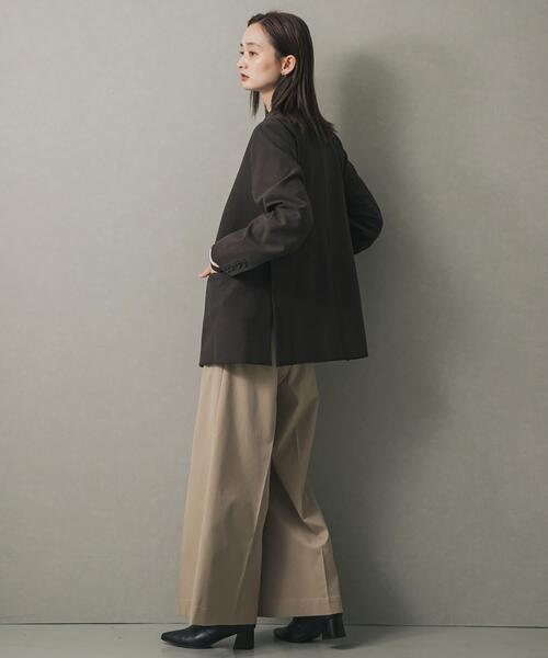 SENSE OF PLACE by URBAN RESEARCH（センスオブプレイスバイアーバンリサーチ）の「バギーチノパンツ（その他パンツ・レディース・ベージュ/ライトベージュ/ブラック・SMALL/MEDIUM）」の21枚目の写真