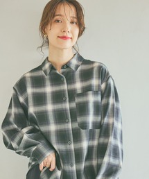 studio CLIP | オンブレチェックオーバーサイズシャツ(シャツ/ブラウス)