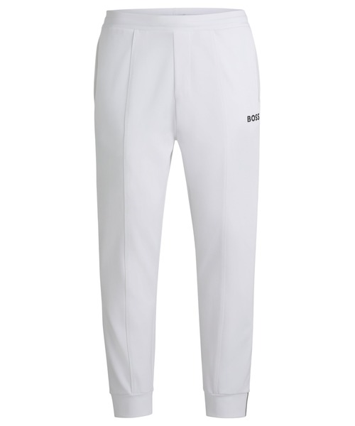 BOSS(ボス)の「レギュラーフィットパンツ ストレッチギャバジン ロゴディテール(その他パンツ・メンズ・ホワイト・XXXL/XL/S/L/XXL)」の5枚目の写真