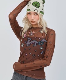 atmos pink | MARIA SAKURAI x atmos pink See-Through LS T-shirt / マリア サクライ アトモス ピンク シースルー LS T-シャツ 【SP】(Tシャツ/カットソー)