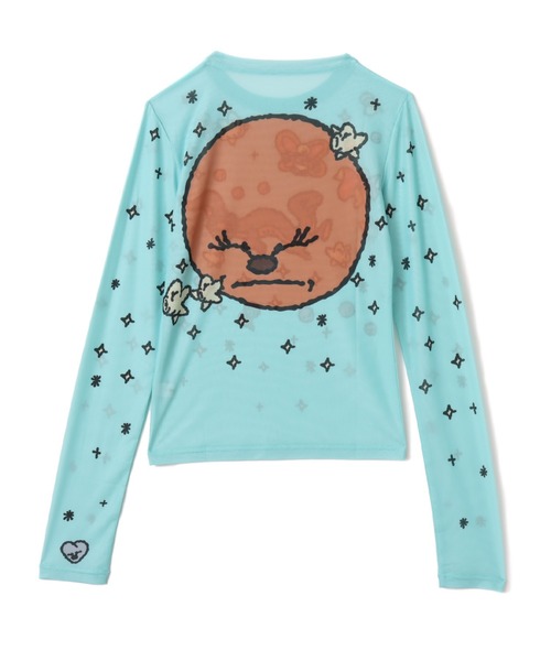 atmos pink（アトモスピンク）の「MARIA SAKURAI x atmos pink See-Through LS T-shirt / マリア サクライ アトモス ピンク シースルー LS T-シャツ 【SP】（Tシャツ/カットソー・レディース・ブラウン/ベージュ/サックスブルー・FREE）」の18枚目の写真