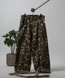 ATELANE ツイル総柄カーブパンツ/CAMO/REALTREE