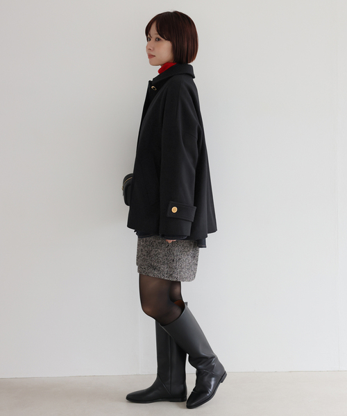 Traditional Weatherwear（トラディショナルウェザーウェア）の「TRADITIONAL WEATHERWEAR SLOBE別注 MALTON SHORT L252KGFC00513ML（その他アウター・レディース・ブラック・34/36）」の22枚目の写真