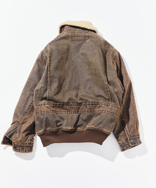 セール】NAUTICA/ノーティカ 衿ボア ムートン ブリーチ フライト