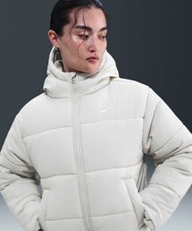 Nike ダウンジャケット ホワイト/ブラック ホワイト（白）系 S Nike(ナイキ) ダウンジャケット(メンズ