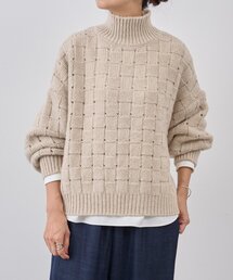 BEARDSLEY（ビアズリー）の「バスケットニットプルオーバー（ニット/セーター・レディース）」