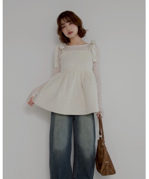 jumelle（ジュメロ）の「mia volume bustier（その他トップス・レディース・アイボリー・FREE）」の17枚目の写真