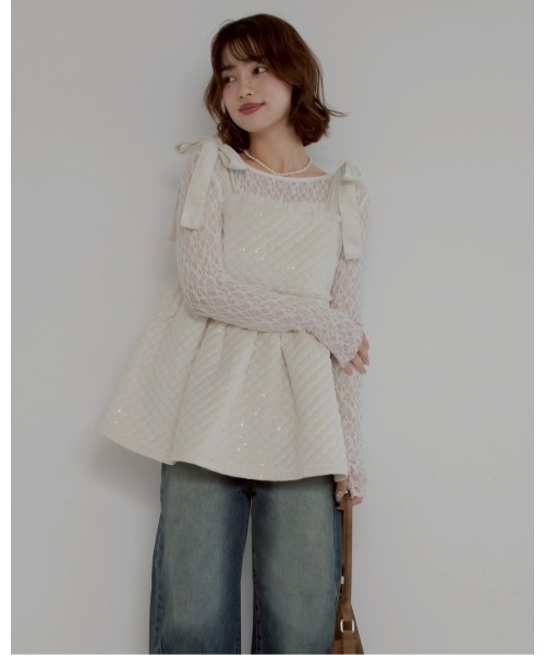 jumelle（ジュメロ）の「mia volume bustier（その他トップス・レディース・アイボリー・FREE）」の20枚目の写真